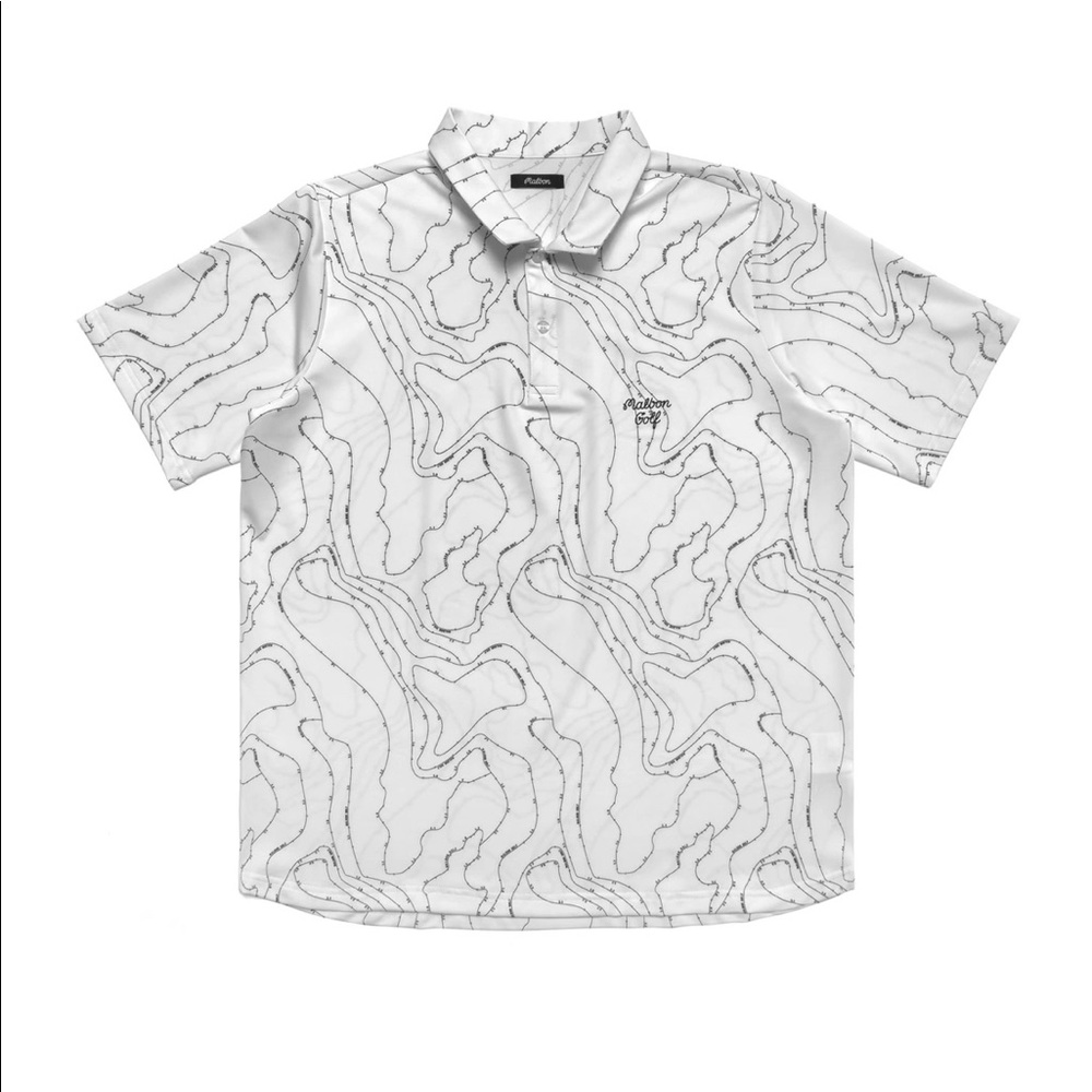 NWOT Malbon golf men's white Polo
